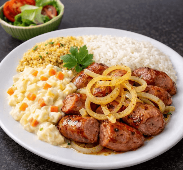 Linguica de pernil com maionese